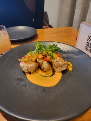 Crab cakes at Althea in Chicago