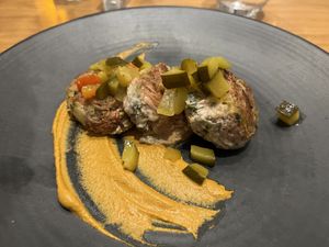 “Crab” Cakes at Althea in Chicago