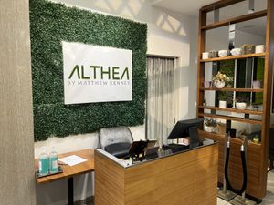 Entrance #Veganuary at Althea in Chicago