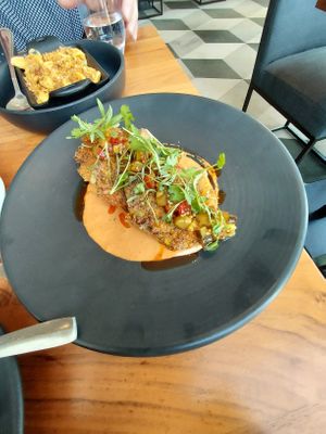 Crab cakes at Althea in Chicago