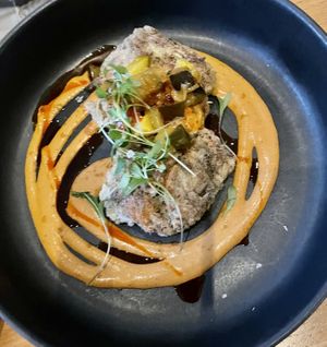 Crab cakes  at Althea in Chicago