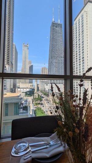 Althea table view. at Althea in Chicago