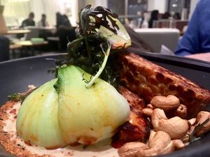 Grilled tempeh and fennel  at Althea in Chicago