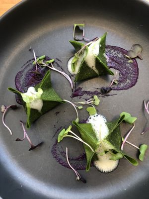 Kimchi Dumplings  at Althea in Chicago