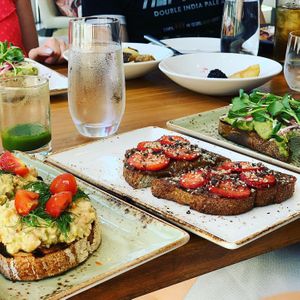 Brunch toast flight! Drool.  at Althea in Chicago