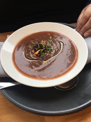 Soup du hour at Althea in Chicago