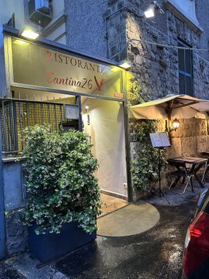 Storefront   at Ristorante Cantina 26 in Rome