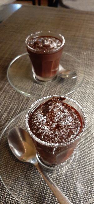 Mousse/budino al cioccolato at Ristorante Cantina 26 in Rome