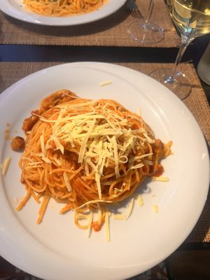 Pasta with seitan   at Ristorante Cantina 26 in Rome