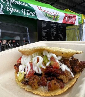 Steak mulita  at VeggyJess in Vista