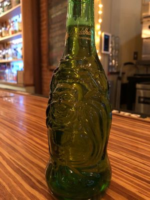 Cool beer bottle at Lanai in Rochester