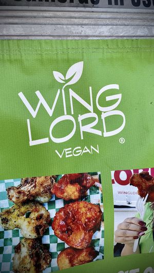 Amazing wings!   at Vegan Exchange Weekly Market in North Hollywood