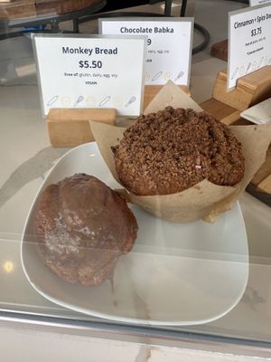 Monkey bread and chocolate babka   at Sift Gluten Free in Minneapolis