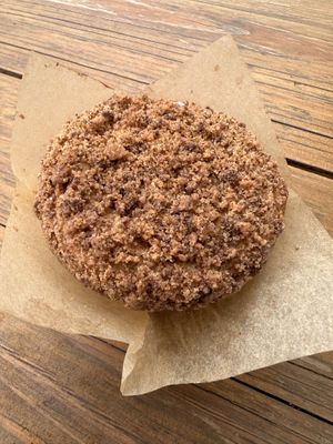 Chocolate Babka. Filling it so good. Whatever’s on top is weirdly grainy and so dry  at Sift Gluten Free in Minneapolis