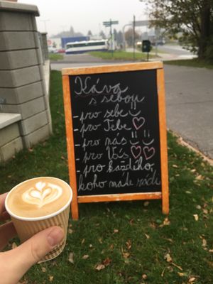 Coffee to go ❤️ at Vila Machů in Koprivnice