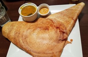 spicy masala dosa at Nakshatra in Yokohama