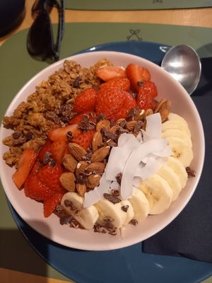 Choco acai bowl at MakaMaka in Split