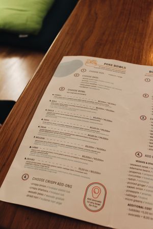 Menu 🌱 at MakaMaka in Split