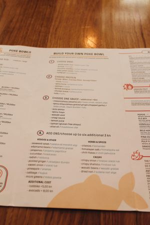 Menu 🌱 at MakaMaka in Split