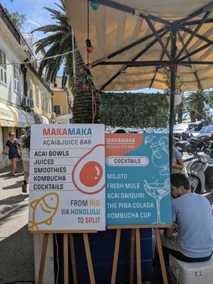 Menu at MakaMaka in Split