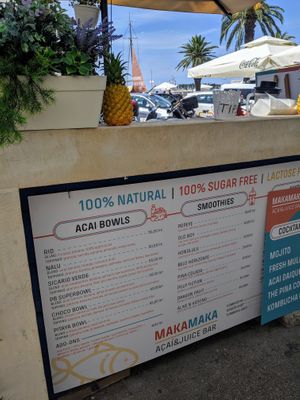 Menu at MakaMaka in Split