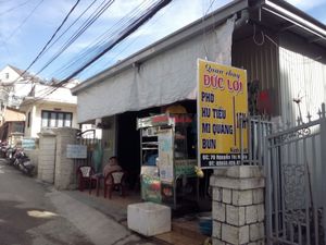 Front side of restaurant. at Duc Loi in Da Lat