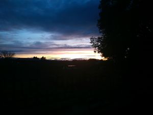 Sunset at the Ciliegio, no filter. at Il Ciliegio in Marzolanella