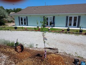 Massage and hydrotherapy treatment room entrances at Divine Grace Healing Retreats in Reno