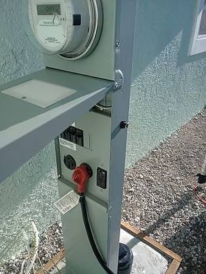 Full RV pedestals at Divine Grace Healing Retreats in Reno