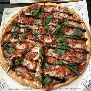 Vegan pizza  at The Pizza Press in Las Vegas