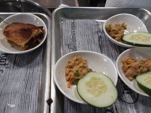 One day they had samples of their vegan Pure Panino and vegan egg salad. at Delicious Raw Kitchen and Juice Bar - Pine Ridge Rd in Naples