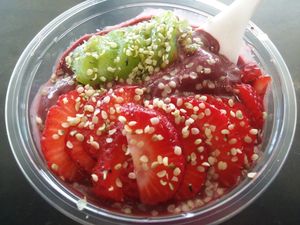 I ordered the Tropic Bowl without granola that day. at Delicious Raw Kitchen and Juice Bar - Pine Ridge Rd in Naples