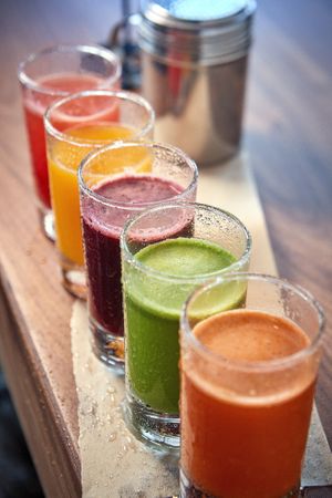 Raw hand crafted juices, smoothies and shots! at Delicious Raw Kitchen and Juice Bar - Pine Ridge Rd in Naples