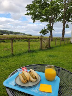 Breakfast with a view at Clachan Manse Bed & Breakfast in Applecross