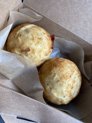 Papas rellenos  at Vegan Cuban Cuisine in Miami