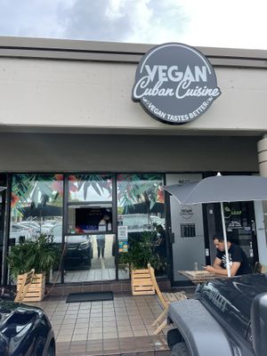 Front at Vegan Cuban Cuisine in Miami
