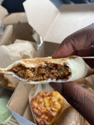 Ham empanada at Vegan Cuban Cuisine in Miami