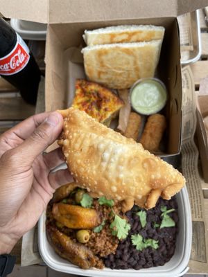 Empanada at Vegan Cuban Cuisine in Miami