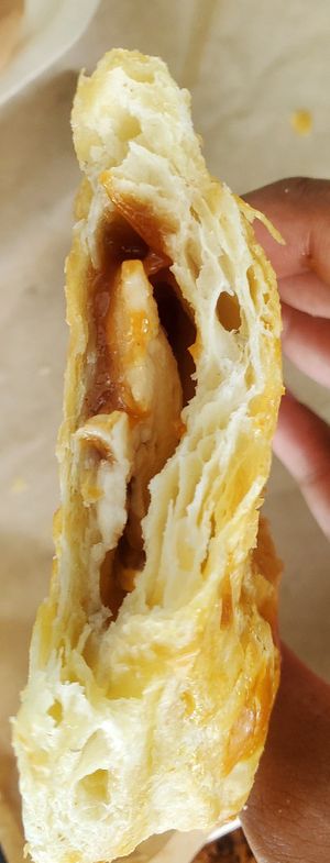 Guava and cheese pastelito 😍 at Vegan Cuban Cuisine in Miami