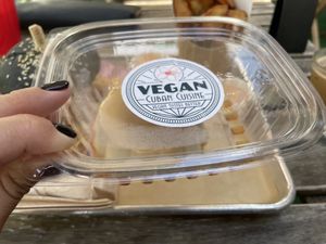 Flan😋  at Vegan Cuban Cuisine in Miami