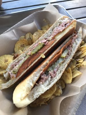 Vegan Cuban sandwich   at Vegan Cuban Cuisine in Miami
