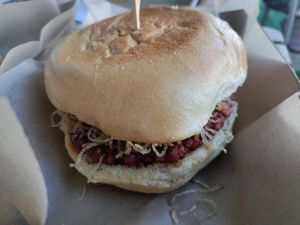 Like a Sloppy Joe. Flavorful at Vegan Cuban Cuisine in Miami