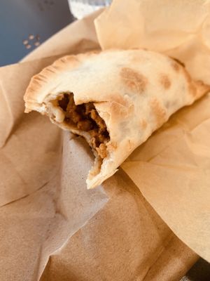Baked beef empanada  at Vegan Cuban Cuisine in Miami