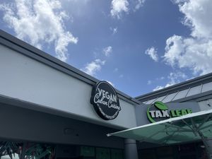 Sign   at Vegan Cuban Cuisine in Miami