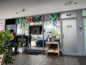 Window to order  at Vegan Cuban Cuisine in Miami