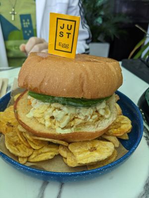 Scramble Sandwich at Vegan Cuban Cuisine in Miami