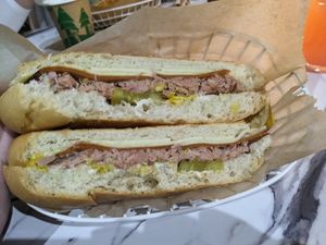 Cuban sandwich at Vegan Cuban Cuisine in Miami