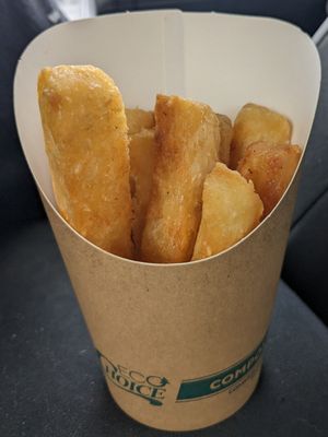 Yuka fries at Vegan Cuban Cuisine in Miami