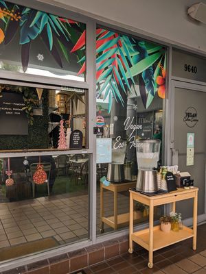 Window for ordering (ventanita) at Vegan Cuban Cuisine in Miami