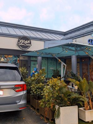 Outside seating - restaurant front at Vegan Cuban Cuisine in Miami